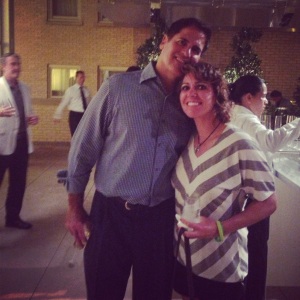 Mark Cuban came up to me and said, "Hi Mo. Mark Cuban.  Mike has told me so much about you..." at my best friend Allison Micheletti's wedding in Dallas, TX in September of 2013.